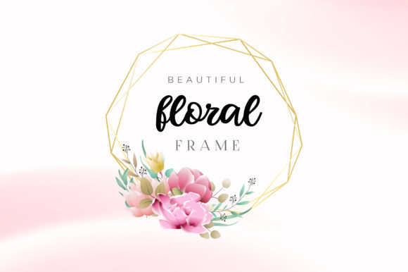 Beautiful Watercolor Floral Frame: A Versatile Graphic Template for Crafters & Etsy Sellers