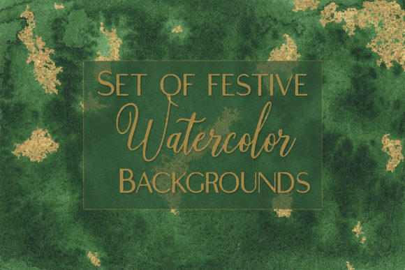 Festive Watercolor Backgrounds for Crafters & Etsy Sellers