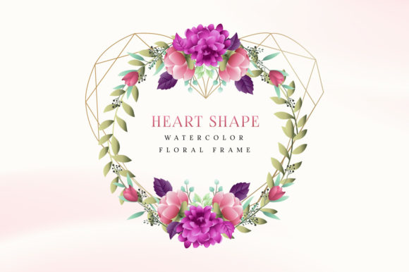 Heart Shape Watercolor Floral Frame: A Designer’s Real-World Review