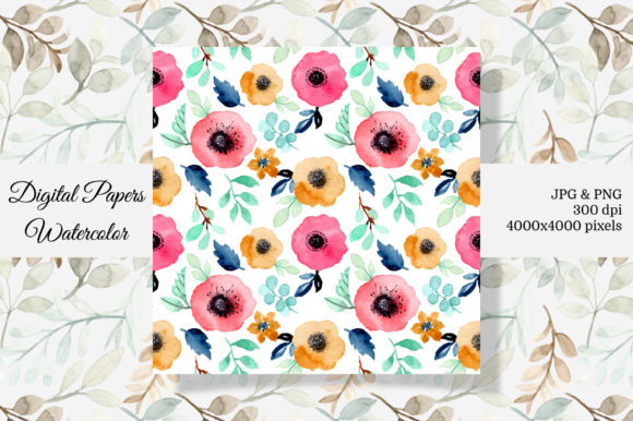 Seamless Pattern Floral Watercolor 10 Review for Real Embroidery Projects
