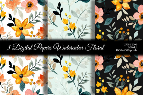 Seamless Pattern Floral Watercolor 101 for Modern Branding and Marketing