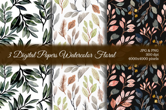 Seamless Pattern Leaves Watercolor 9 Review for Real Embroidery Projects