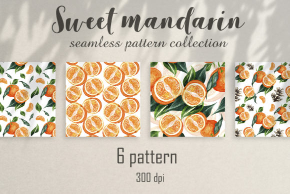 Seamless Watercolor Pattern Mandarins: A Designer’s Real-World Review for Branding and Packaging Projects