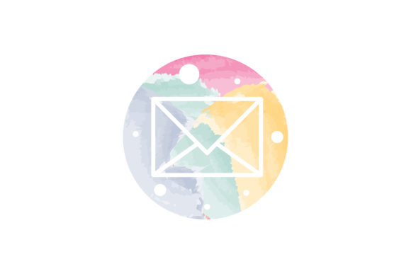 Soft & Sophisticated: Social Media Icon Email Watercolor for Local Branding