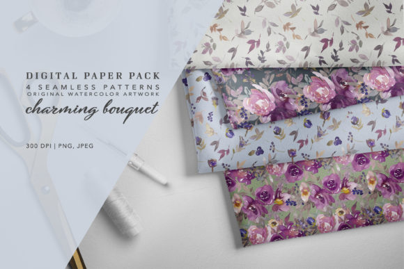 Watercolor Patterns That Crafters Will Love